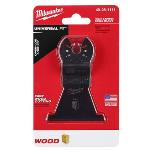 Milwaukee Universal Fit Open-Lok High Carbon Steel Wood Blades- 1pk