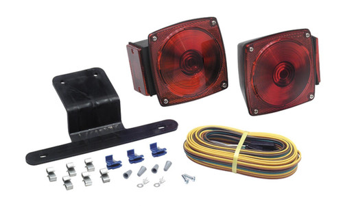 Red Submersible Combination Tail Light Kit