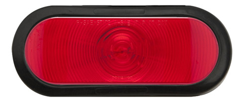 6" Red Oval Stop/Turn/Tail Light Kit with Grommet and PL-3 Plug