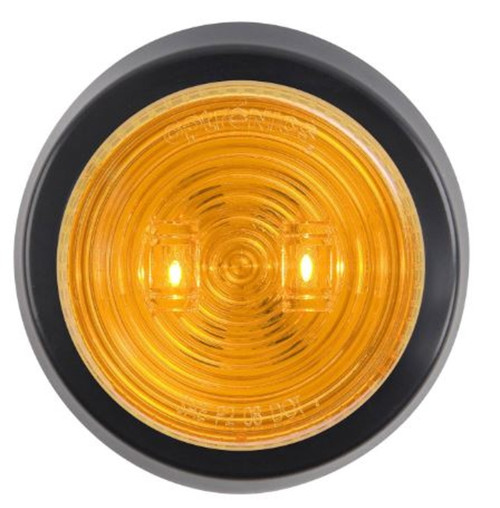 2 LED 2.5" Yellow Marker/Clearance Light Kit with Grommet and PL-10 Plug