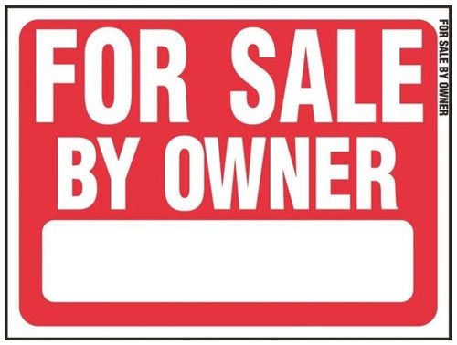 Hy-Ko 2-Sided Weatherproof "For Sale By Owner" Sign