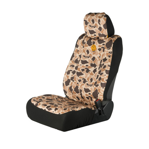 Browning Tan Duck Camo Low Back Seat Cover – Single Seat Set