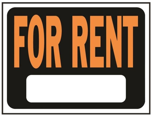 Orgill - Hy-Ko Hy Glo 3005 Weatherproof Identification Sign - For Rent