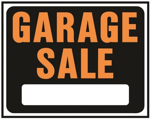 Hy-Ko Jumbo Weatherproof "Garage Sale" Sign