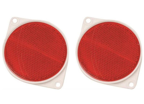Hy-Ko 3 1/4" Break Resistant Red Plexiglass Reflector