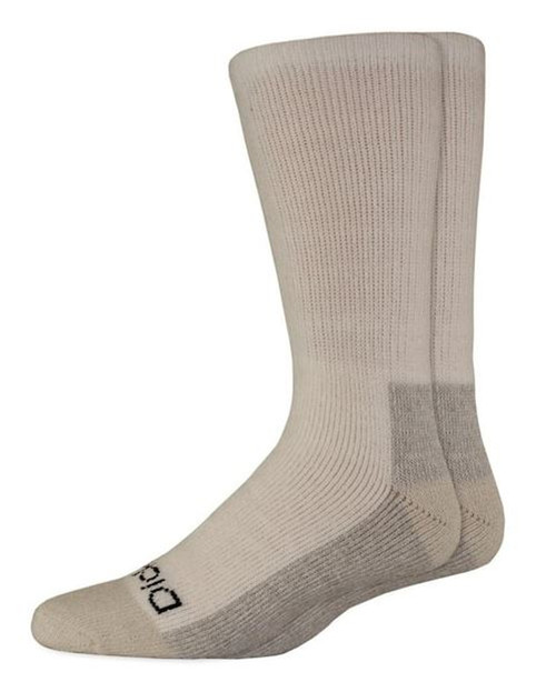 Dickies Men's Steel Toe Blister Resister Crew Sock - White