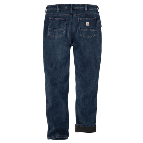 Carhartt Womens Teak Rugged Flex Relaxed Fit Lined Jean