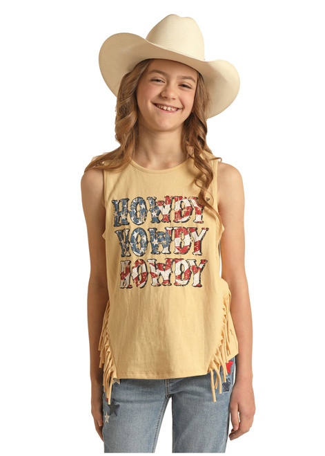 Panhandle Girls "Howdy, Howdy, Howdy" Tank Top - Front
