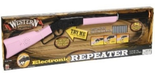 Kidz Toyz Western Legends Pink Electronic Repeater Rifle