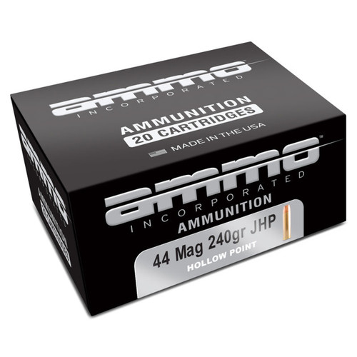 Ammo Inc .44 Rem Mag 240Gr JHP Ammo- 20 Rounds