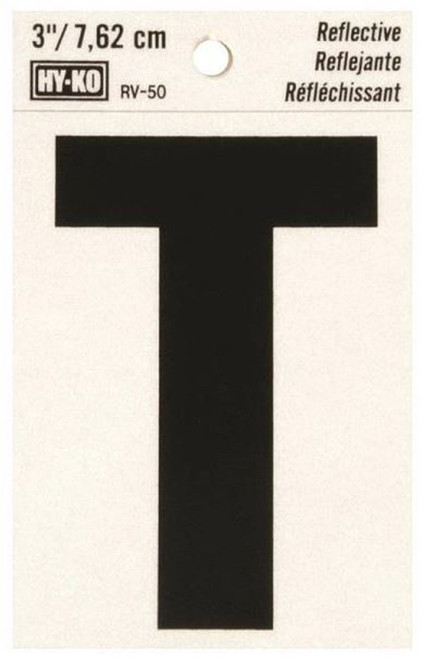 Orgill - Hy-Ko RV Reflective Self-Adhesive Weather Resistant Number Tag - T