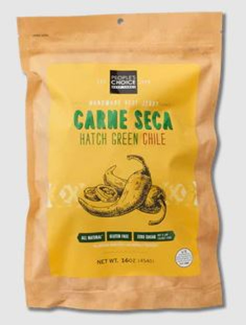 People's Sausage Company Carne Seca Hatch Green Chile Beef Jerky 2.5 oz