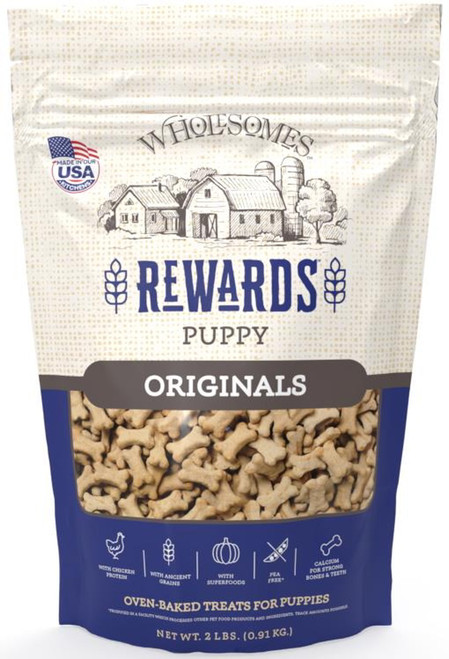 Wholesomes Rewards Puppy Originals Biscuit Dog Treats - 2 lbs.