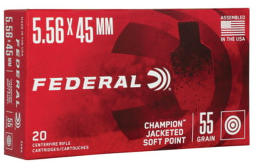 Federal 556A American Eagle 5.56x45mm NATO 55 Gr Soft Point