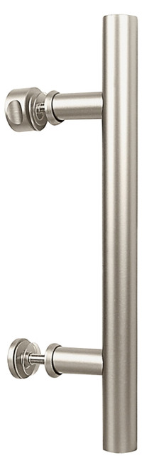 National Hardware N700-101 Madison Pull, 12 in H, Steel, Satin Nickel