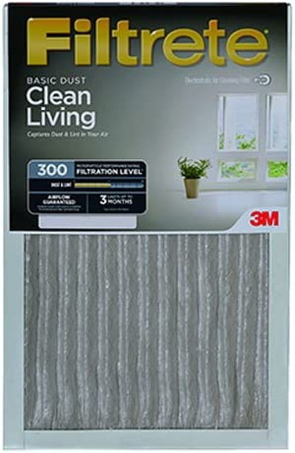 Filtrete 300DC-6 Dust Reduction Filter, 20 in L, 16 in W, 6 MERV, 300 MPR