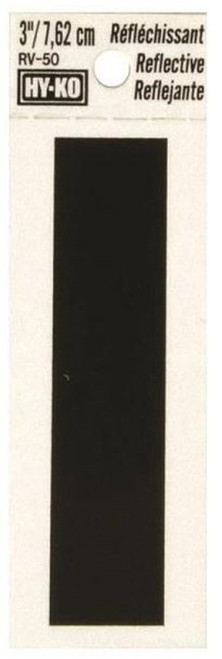 Orgill - Hy-Ko RV Reflective Self-Adhesive Weather Resistant Number Tag - I