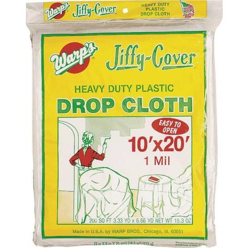 Warp's Clear Heavy Duty Drop Cloth