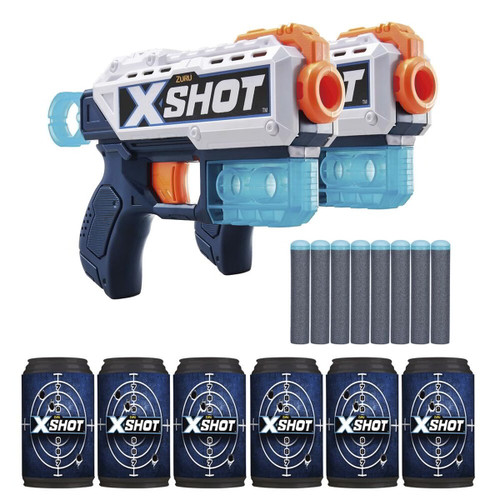 4€31 sur Pistolet X-Shot - Fusil Turbo Fire (+ 48 Fléchettes) - Draisienne  - Achat & prix