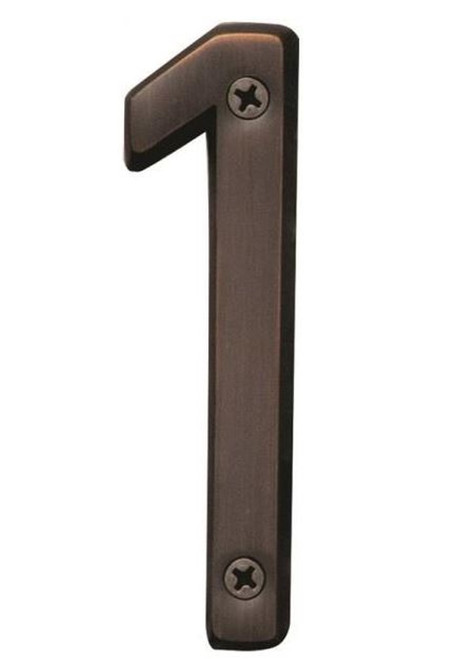 Hy-Ko Bronze World Prestige Weather Resistant House Number - 1