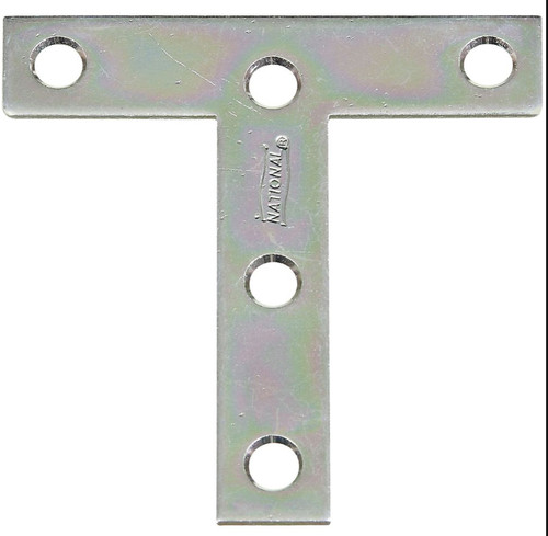 National Hardware T Plate - 3" x 3" - Zinc Plated