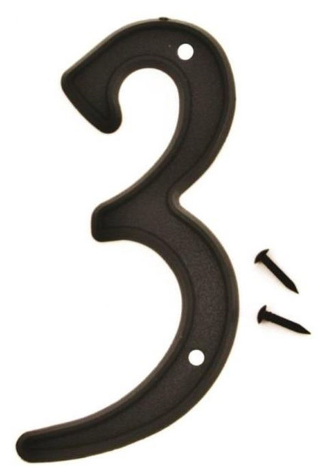 Orgill - Hy-Ko 3-D Weather Resistant House Number - 3