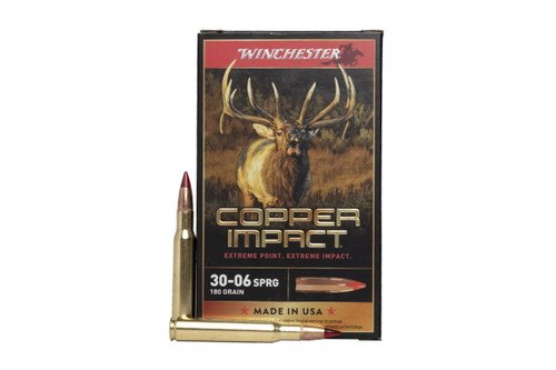 Winchester 30-06 Springfield 180 Gr Extreme Point Copper Impact 20/Box