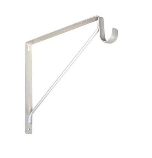 National Hardware White Closet Shelf Bracket