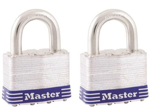 Master Lock 5T Padlock - 3/8 In Dia X 1 In H X 15/16 In W Shackle - Steel