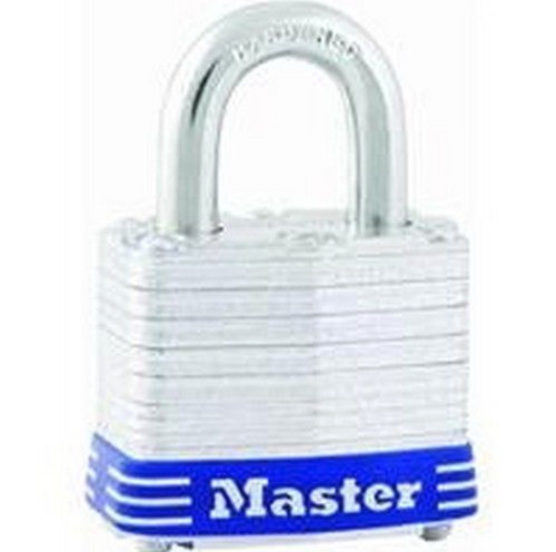 Master Lock 3D Laminated Padlock - 9/32 In Dia, 3/4 In H X 5/8 In W - Steel