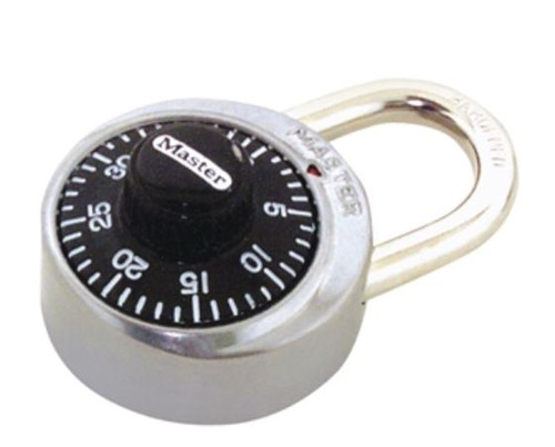 Master Lock 1500D Combination Dial Padlock - 9/32 In Dia, 3/4 In