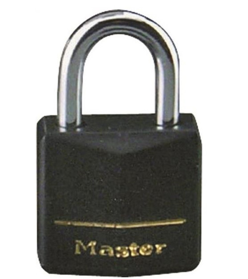 Master Lock 131Q Padlock - 3/16 In Dia, 5/8 In H X 9/16 In W - Black