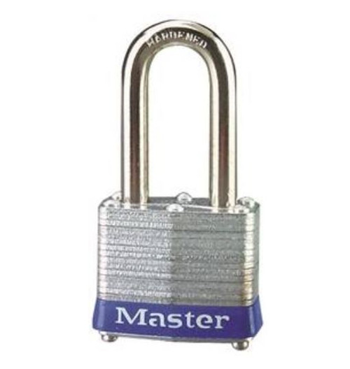 Master Lock 3UPLF Laminated Padlock - 9/32 In Dia, 3/4 In H X 5/8 In W - Steel