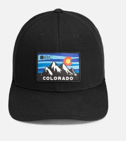 Black Clover Men's Colorado Resident Fitted Golf Hat