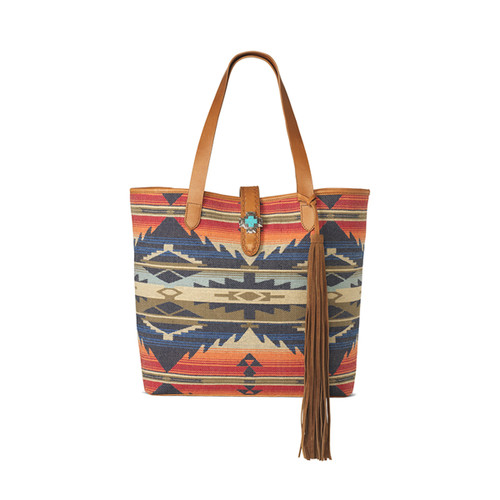 Ariat Womens Multi Colored Southwestern Pattern Conceal Carry Tote