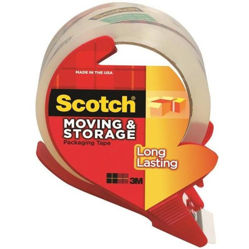 Scotch Long Lasting Moving and Storage Packaging Tape With Dispenser