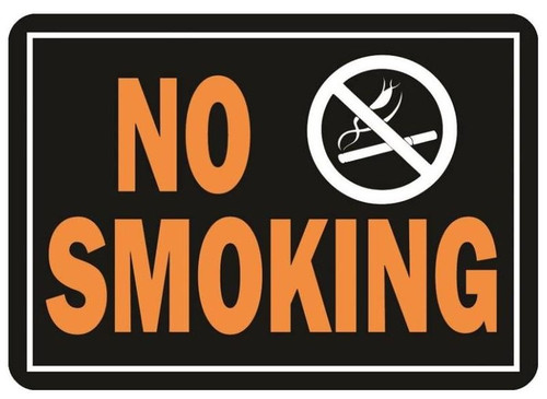 Hy-Ko Weatherproof "No Smoking" Sign