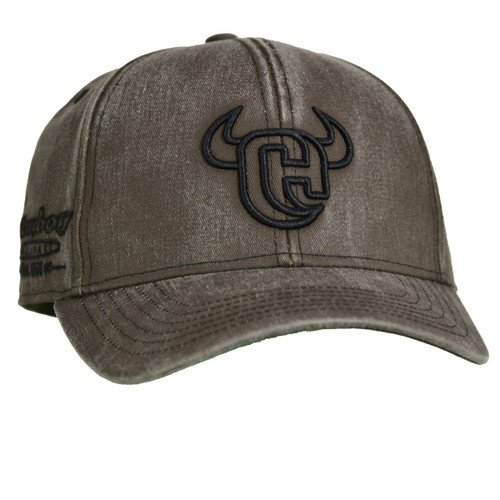 Cowboy Hardware Men's Brown 3D CH Logo Brown Snap Back Cap