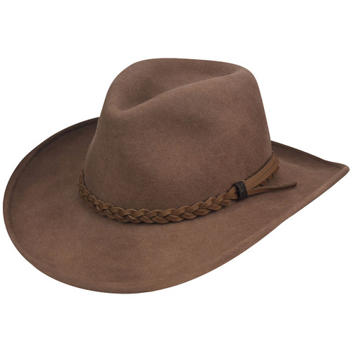 Bailey Hats Men's Pecan Wind River Switchback Felt Hat