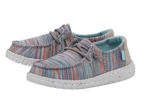 Hey Dude Wendy Youth Stretch Sunset Pink