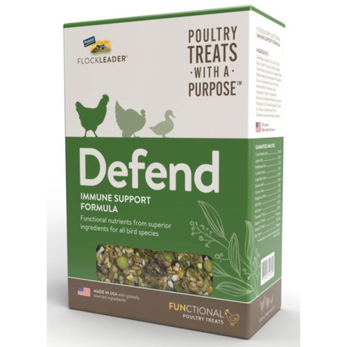 Flockleader Poultry Treats with a Purpose Defend, 1.5 Pound