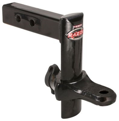 Trimax - Trimax Razor 8in Deluxe Powder Coat Adjust Hitch-Black