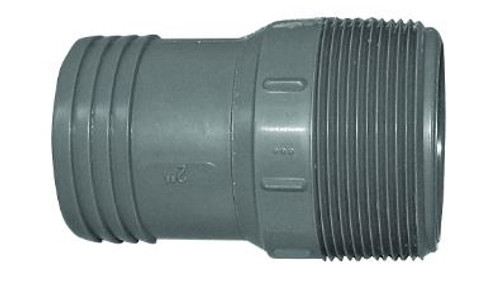 Genova Products 350420 Adapter, 2 in, Insert x MIP, Polypropylene/PVC