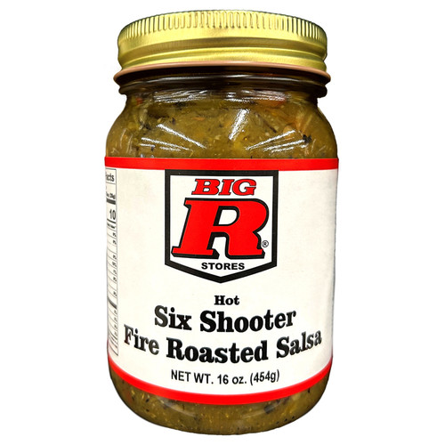 Big R - Six Shooter Fire Roasted Salsa, Hot 16 oz