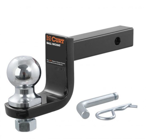 Curt Towing Starter Kit #45148 1 1/4" Ball Mount 2" Ball