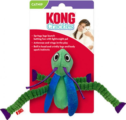 Kong Crackles Grasshopper Cat Toy