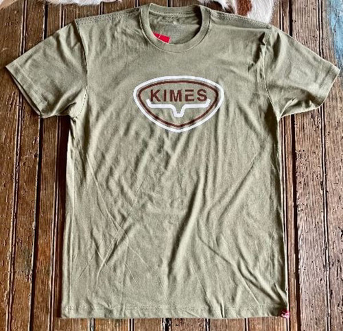 Kimes Ranch Men's Olive Conway Logo Graphic Short Sleeve T-Shirt