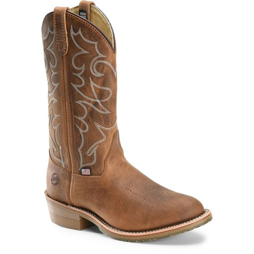 Double H Men's Dylan Round Oak Brown Boots