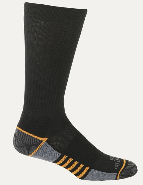 Noble Outfitters 2 Pack Durable Black Calf Sock