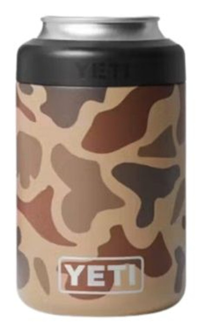 Yeti Rambler 12oz. Colster Can Cooler in wetlands camo
